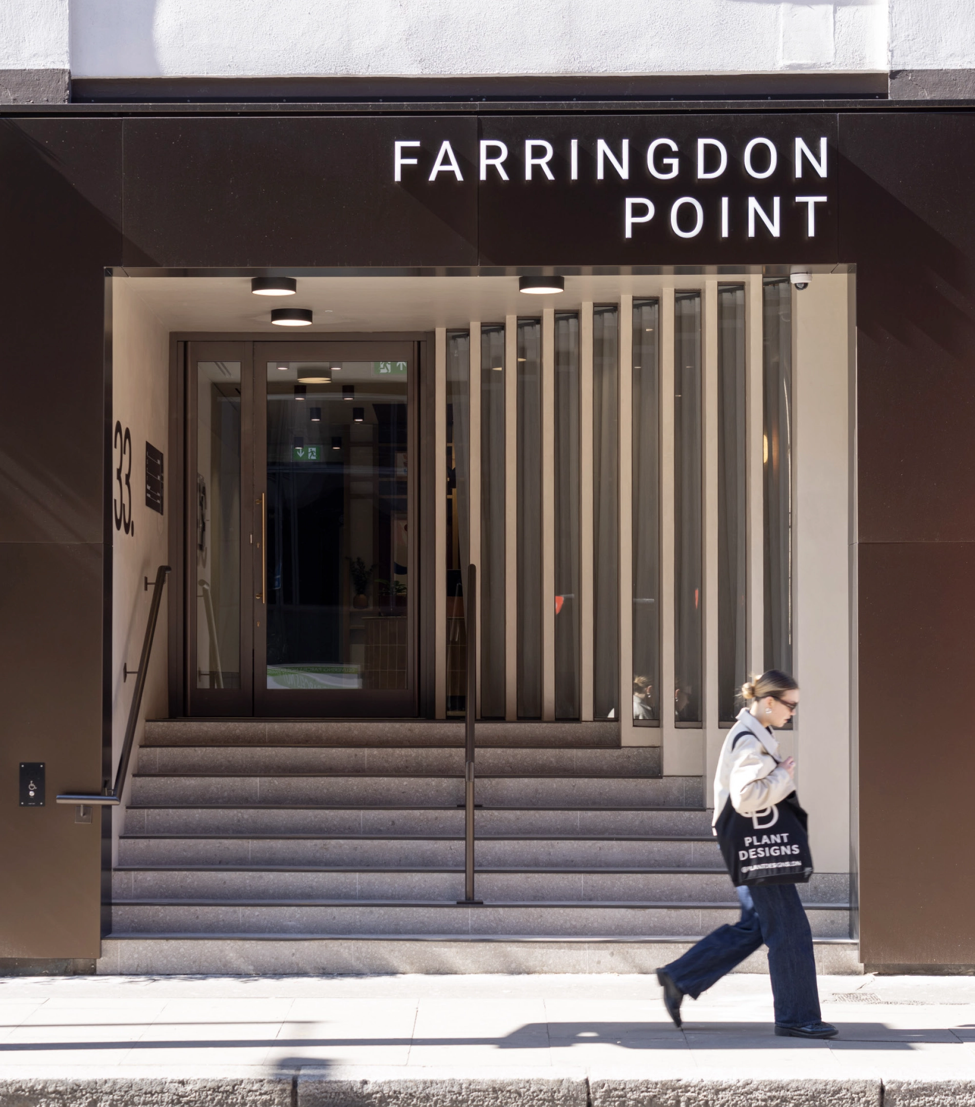 Farringdon point entrance